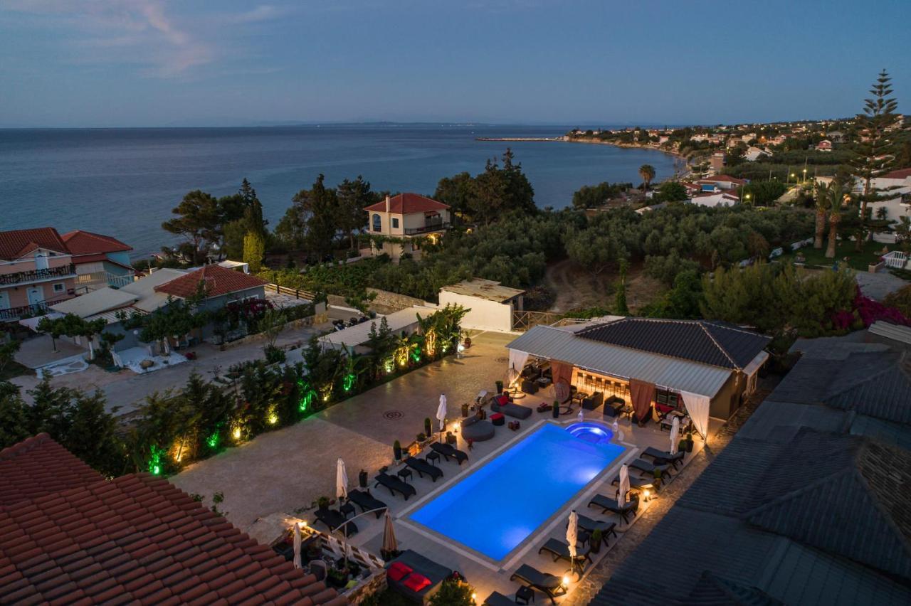 Villa Corali Apartments Sea Breath & Pool Amoudi Luaran gambar