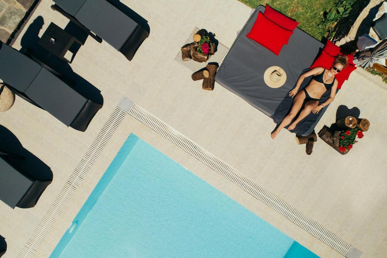Villa Corali Apartments Sea Breath & Pool Amoudi Luaran gambar